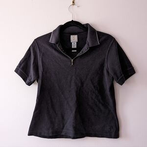 Cotton Black Polo Shirt